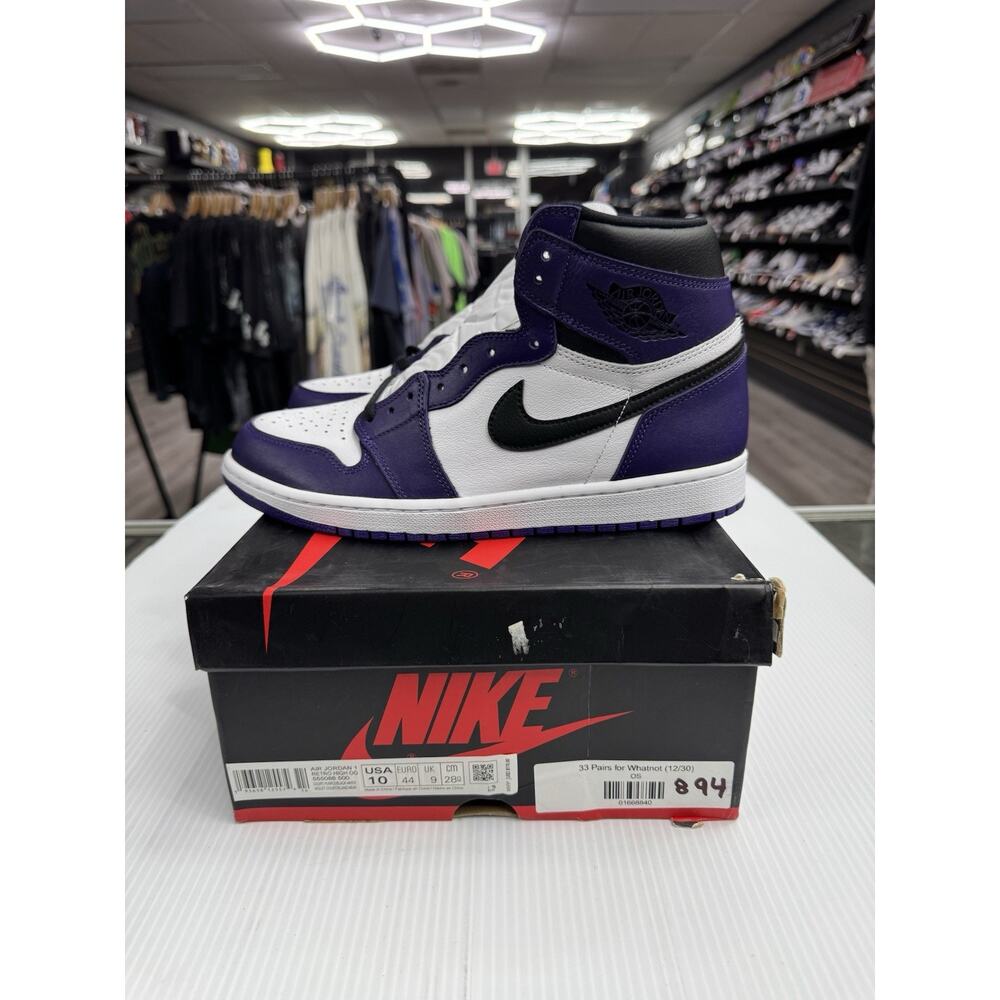Size 10 - Air Jordan 1 Retro High OG Court Purple 2.0 55088-500 2020